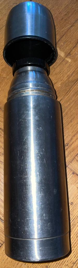 Aluminium thermoskan 500ml 0,5 liter 5e, Ophalen of Verzenden, Zo goed als nieuw