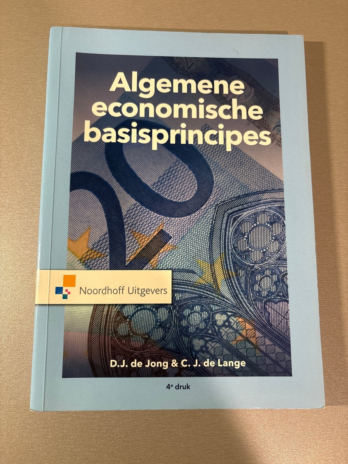 Algemene economische basisprincipes - D.J. de Jong, Ophalen of Verzenden, Zo goed als nieuw, Economie en Marketing