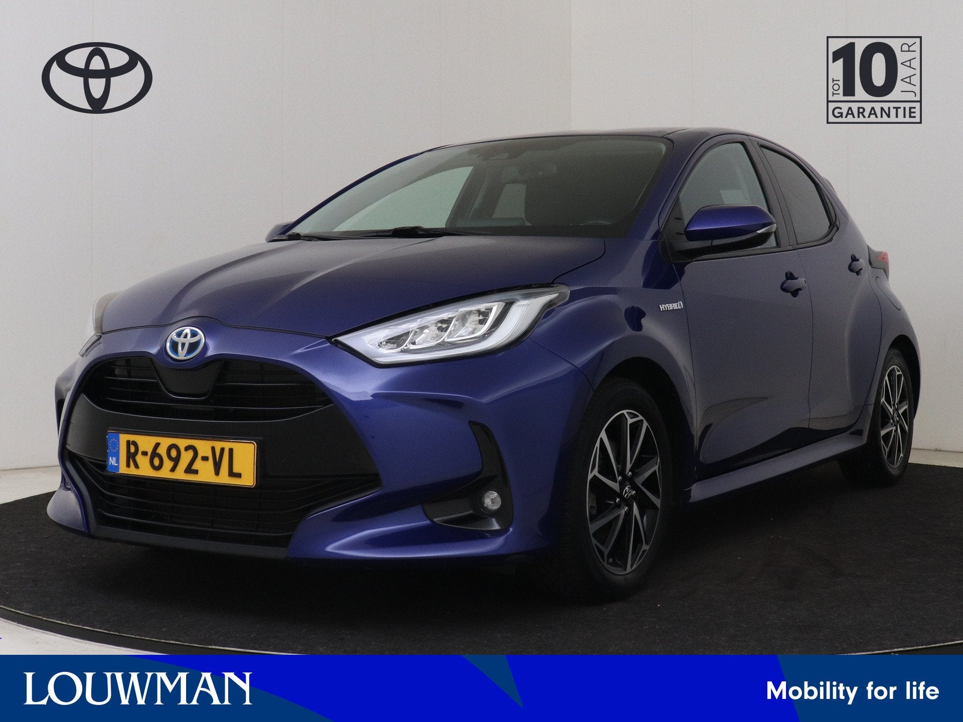 Toyota Yaris 1.5 Hybrid Dynamic | Dealer Onderhouden | Stoel, Gebruikt, Blauw, 49 €/maand, 1490 cc