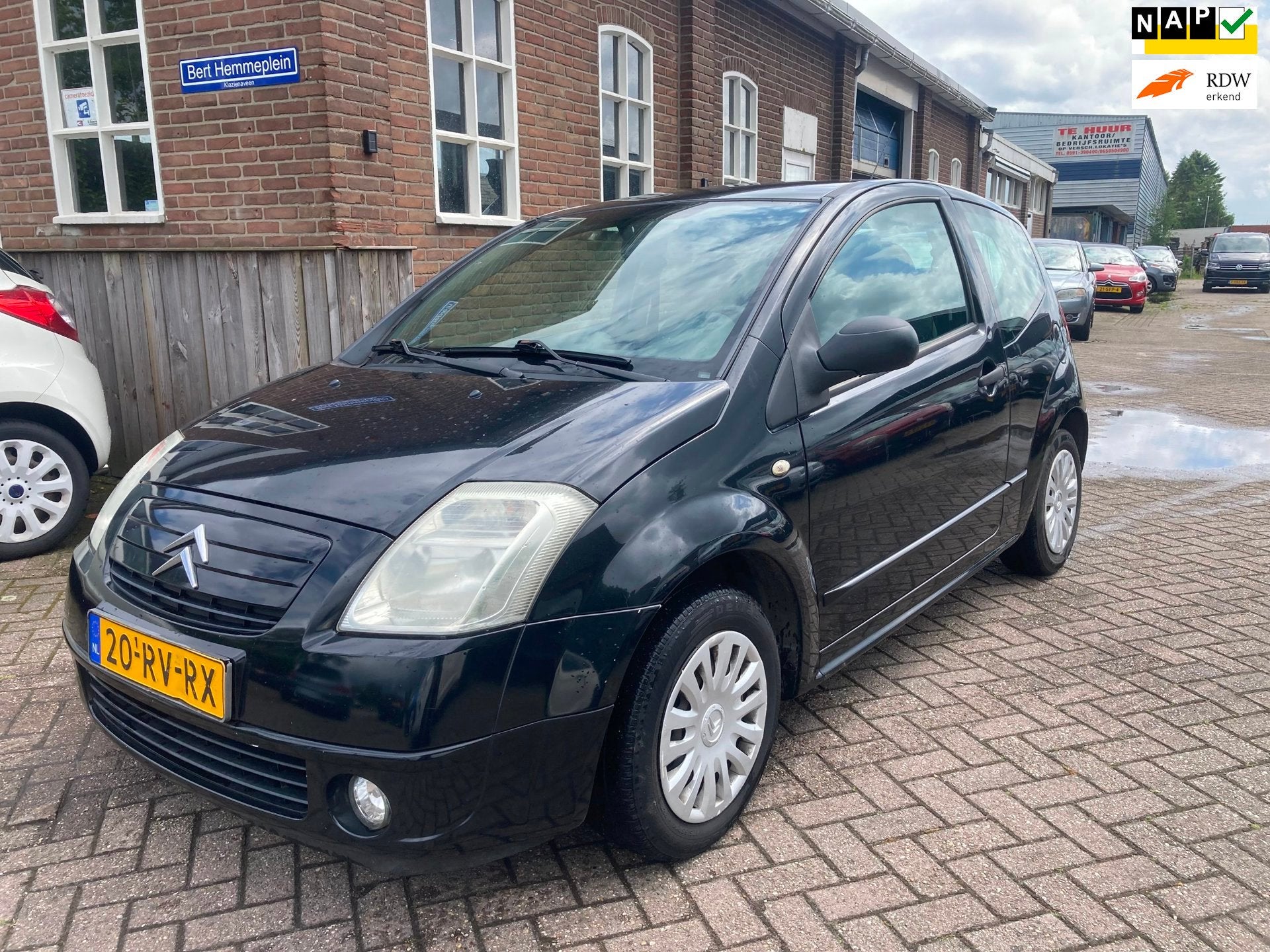 Citroen C2 1.4i VTR Bj 2005, Cruise control, Airco, APK TOT, Auto's, Voorwielaandrijving, 450 kg, 4 cilinders, 4 stoelen
