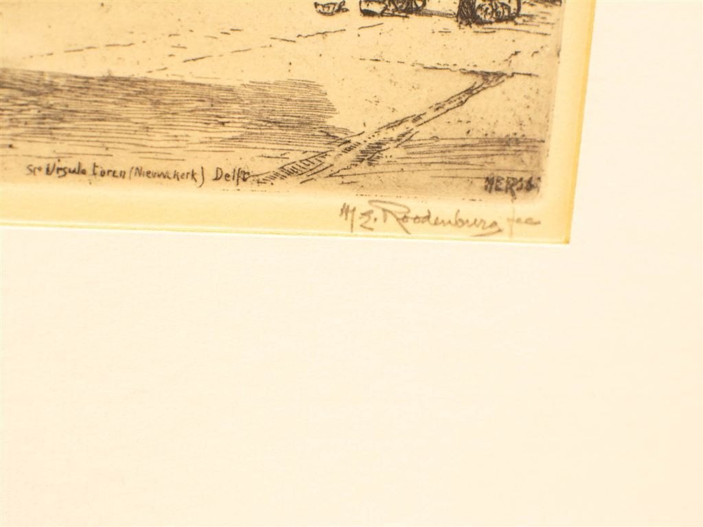 Prent van de nieuwe kerk 37604, Verzamelen, Ophalen of Verzenden, Voor 1920, Ongelopen, Noord-Brabant