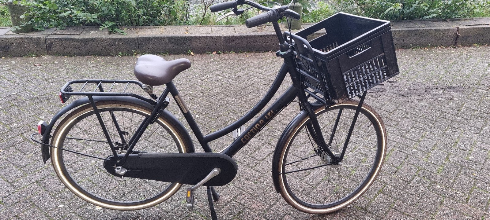 Oma fiets merk Cortina, Fietsen en Brommers, Ophalen, Terugtraprem, Gebruikt, Versnellingen