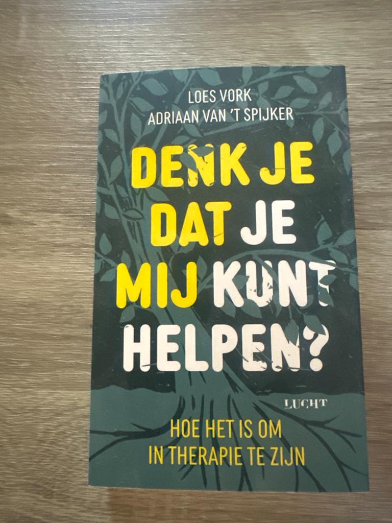 Denk je dat je mij kunt helpen? In therapie zijn, Ophalen of Verzenden, Zo goed als nieuw, Klinische psychologie