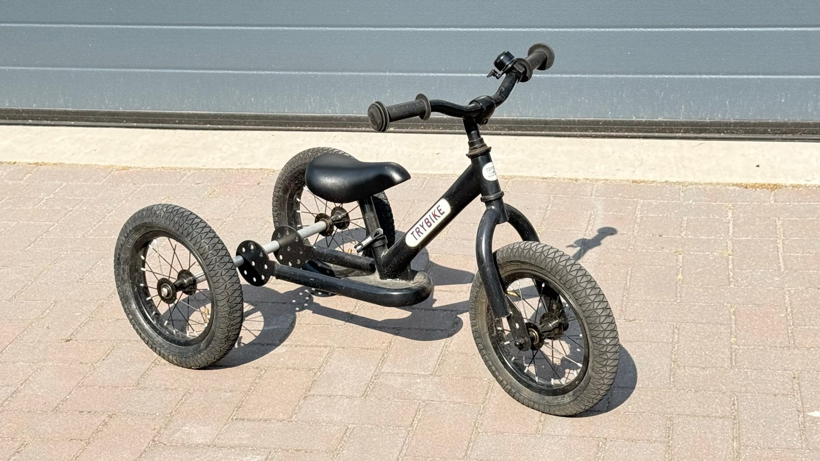 Trybike 2-in-1 Loopfiets en Driewieler - Zwart, Ophalen, Gebruikt, Loopfiets