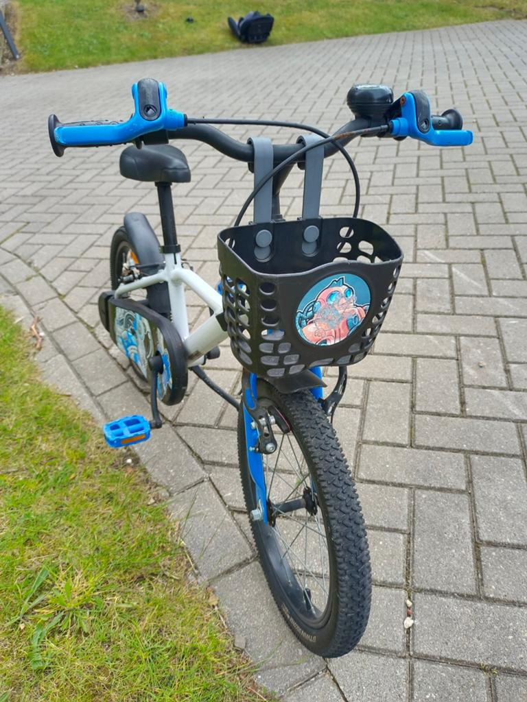 Btwin Kinderfiets 500 16 inch 4-6 jaar, Fietsen en Brommers, Ophalen, Zijwieltjes, Btwin, 16 tot 20 inch
