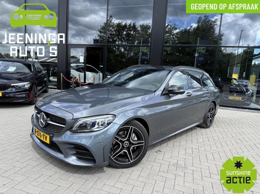 Mercedes C-klasse Estate 200 Business Solution AMG|Pano|Stoe, Auto's, Automaat, 4 cilinders, 1465 kg, 184 pk