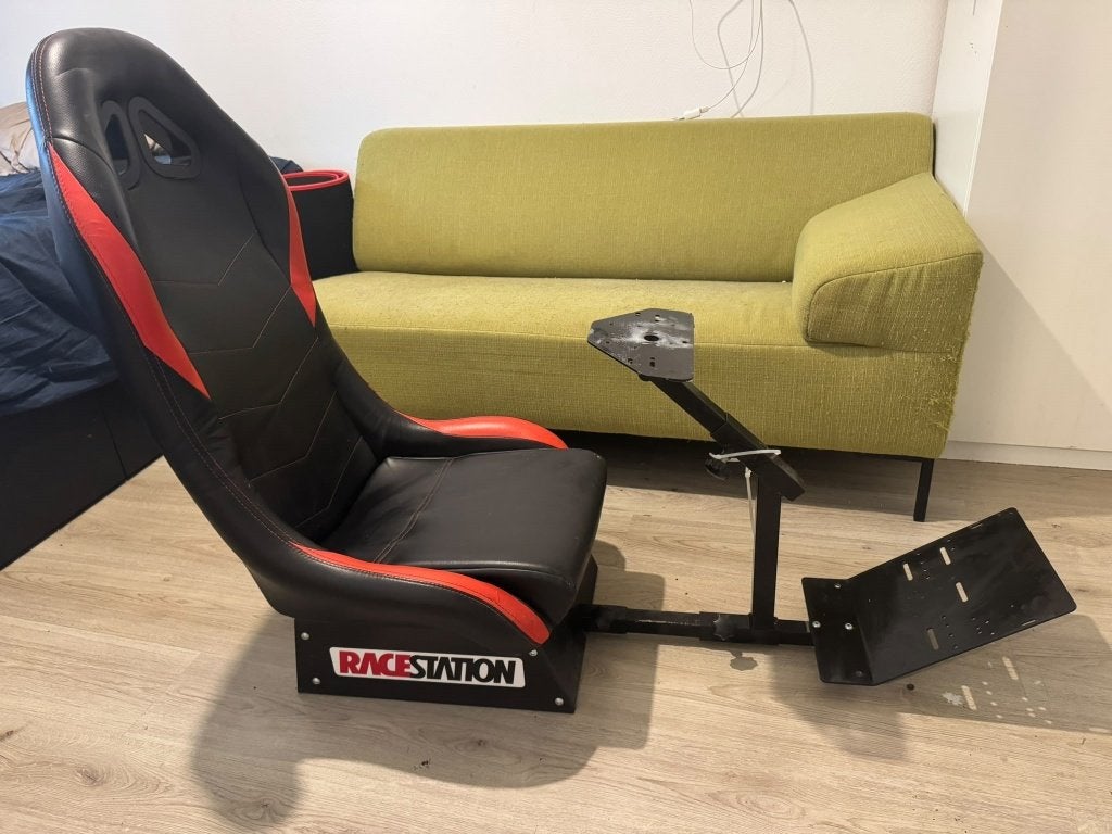 racestoel sim race rig, Ophalen, Gebruikt, 1 speler, Racen en Vliegen