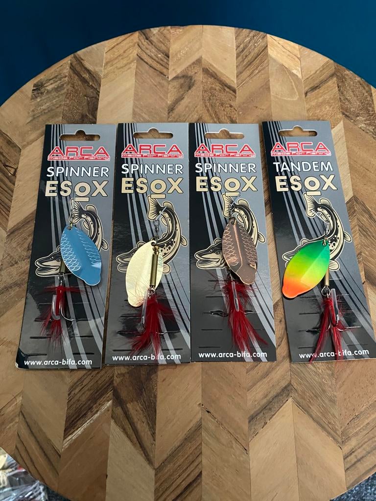 Arca Esox Spinner Maat 3 (4 kleuren), D, Overige typen, Nieuw, Ophalen of Verzenden