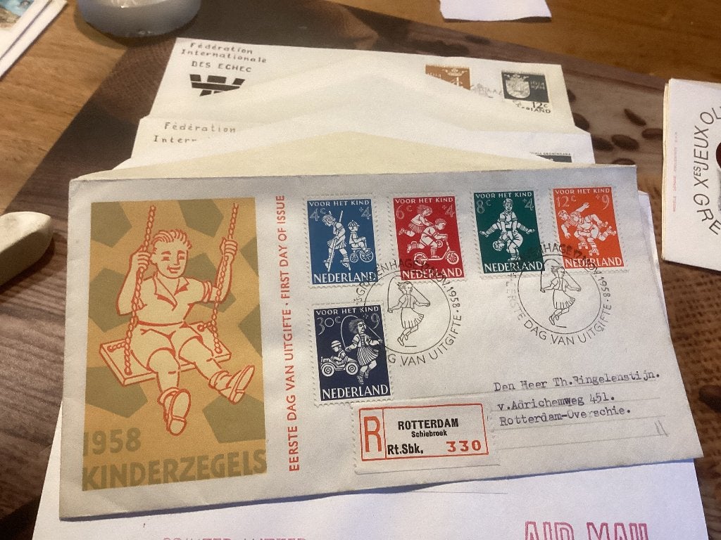 No3503 aangetekend E36 Rotterdam Nederland jaargangen fdc, Verzenden, Beschreven, Nederland