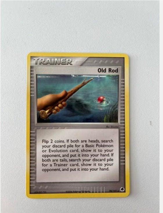 Pokémon Trainer Kaart - Old Rod (78/101) - EX Dragon Frontie, Ophalen of Verzenden, Zo goed als nieuw