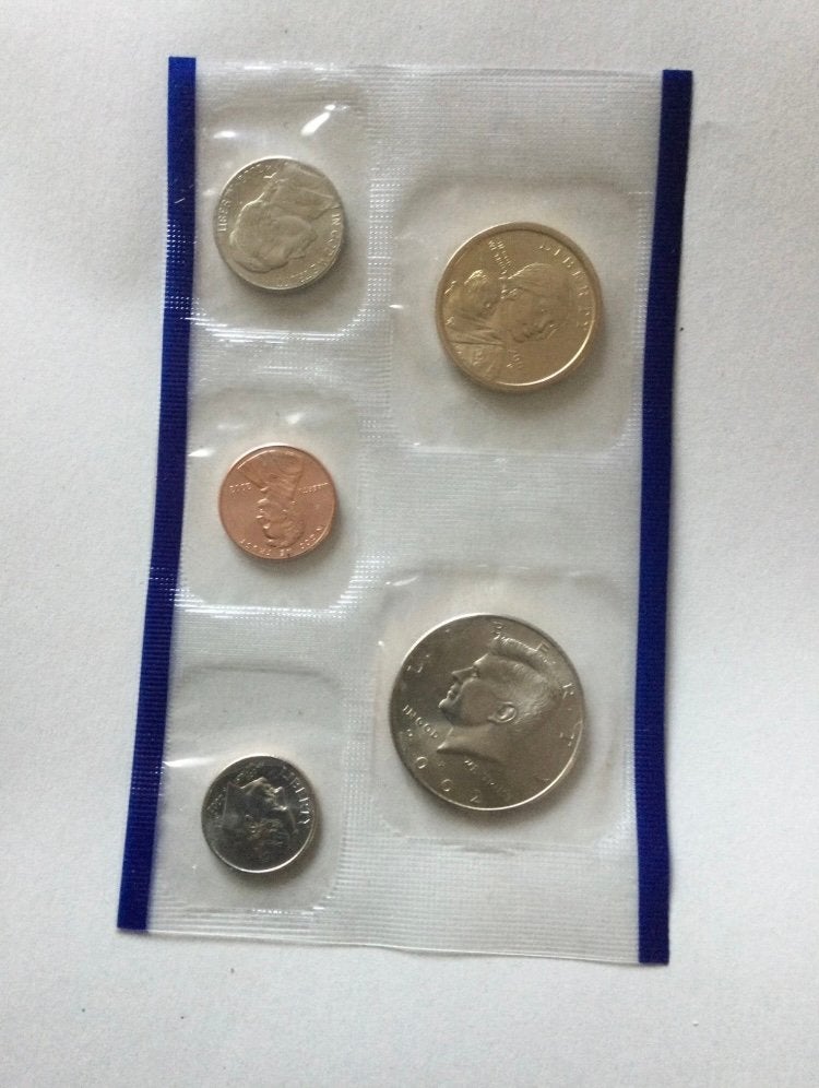 🇺🇸 USA Dollar muntenset UNC 2002, Postzegels en Munten, Verzenden, Noord-Amerika, Setje