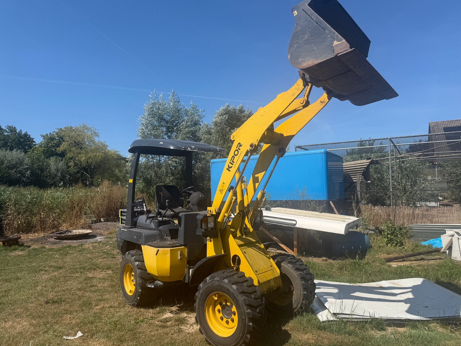 Shovel 3ton yanmar 4cil, Ophalen, Wiellader of Shovel