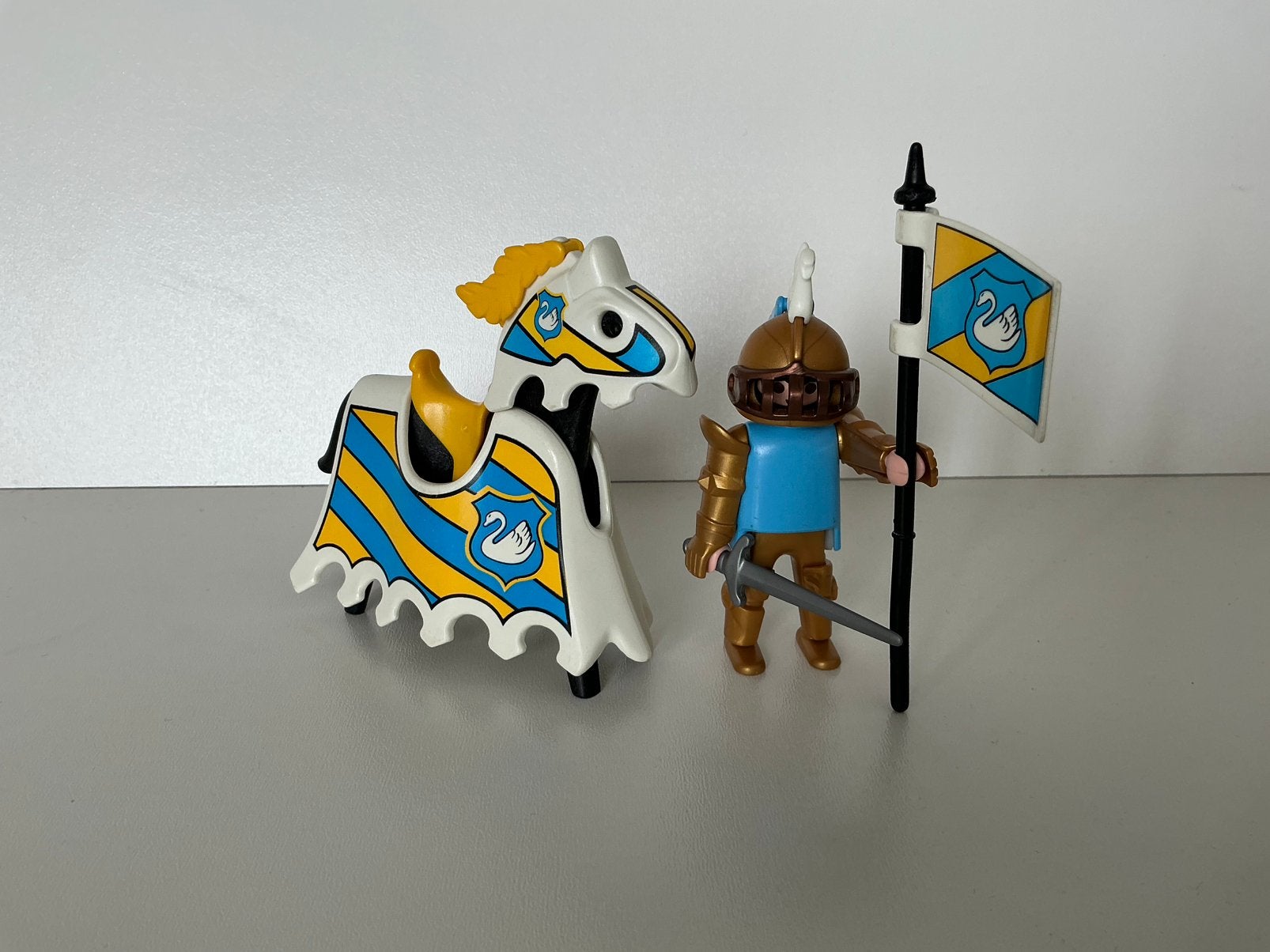 Playmobil 3024 zwanenridder, Kinderen en Baby's, Gebruikt, Complete set, Ophalen of Verzenden, Knights