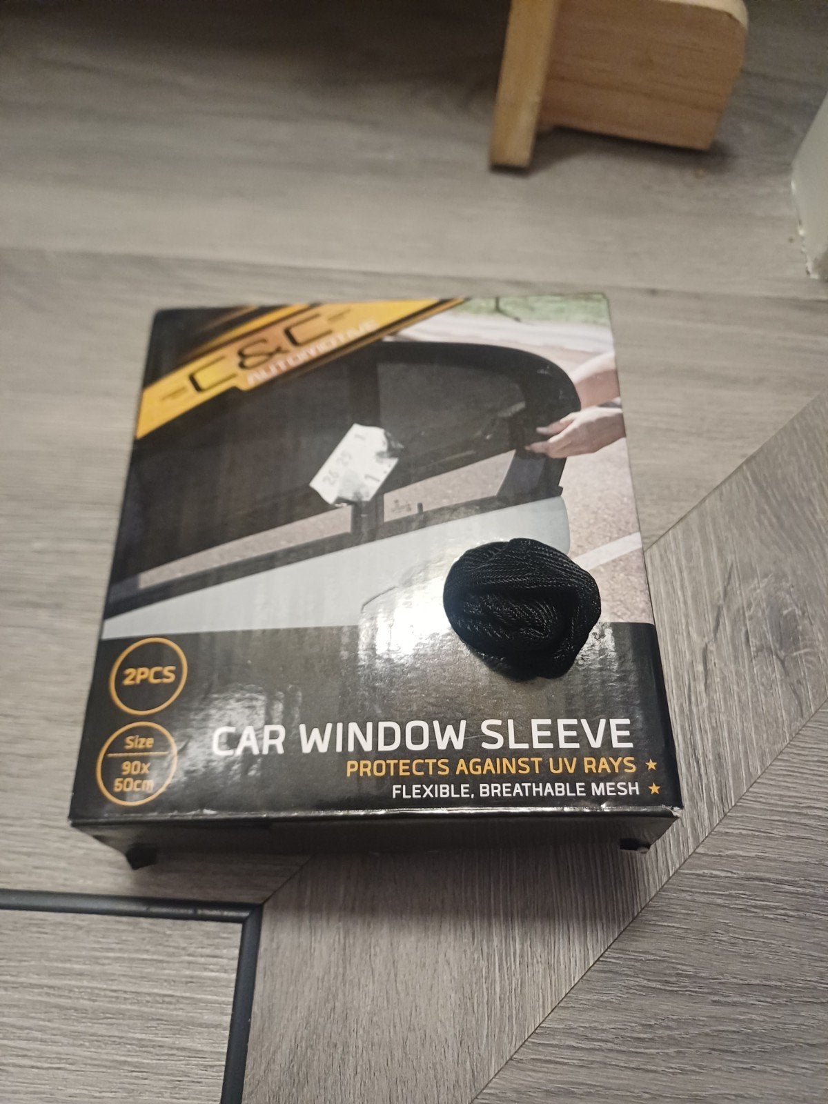 Zonnedoek autodeur/autoraam, Ophalen of Verzenden