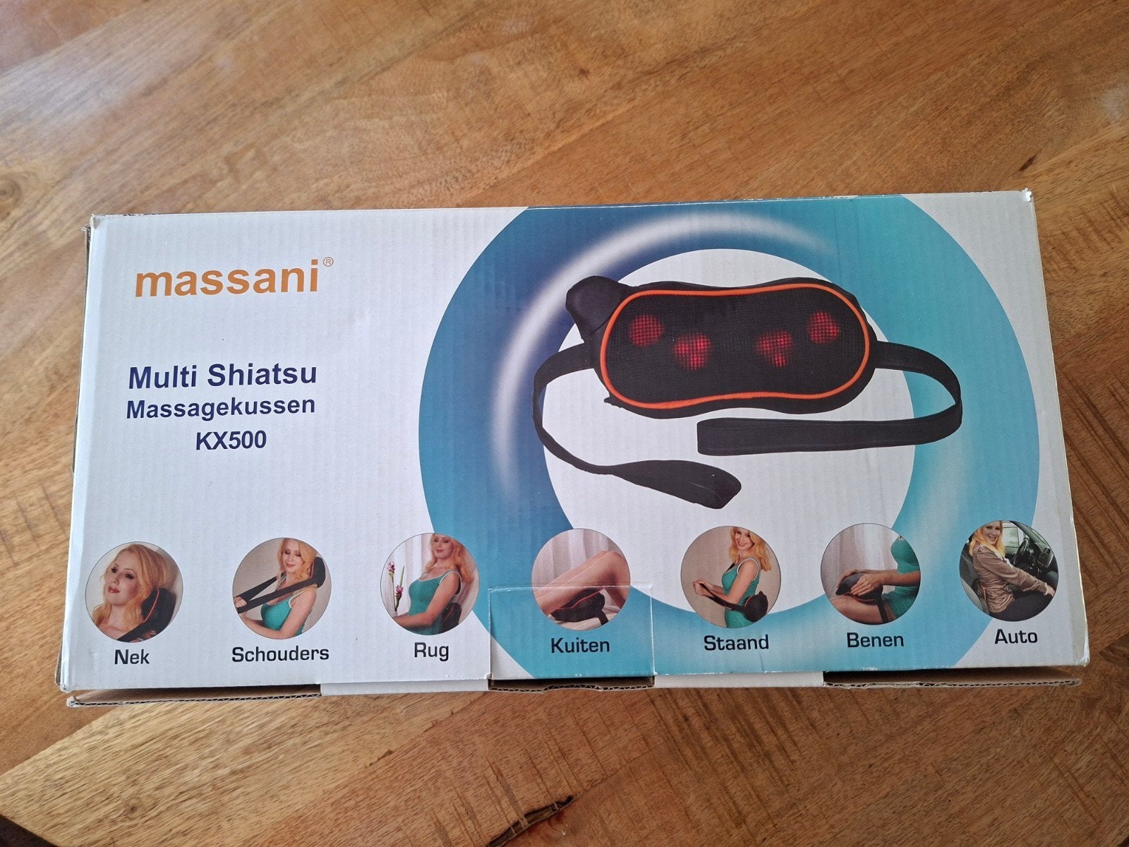 Massani Multi Shiatsu Massagekussen KX500, Ophalen of Verzenden, Zo goed als nieuw