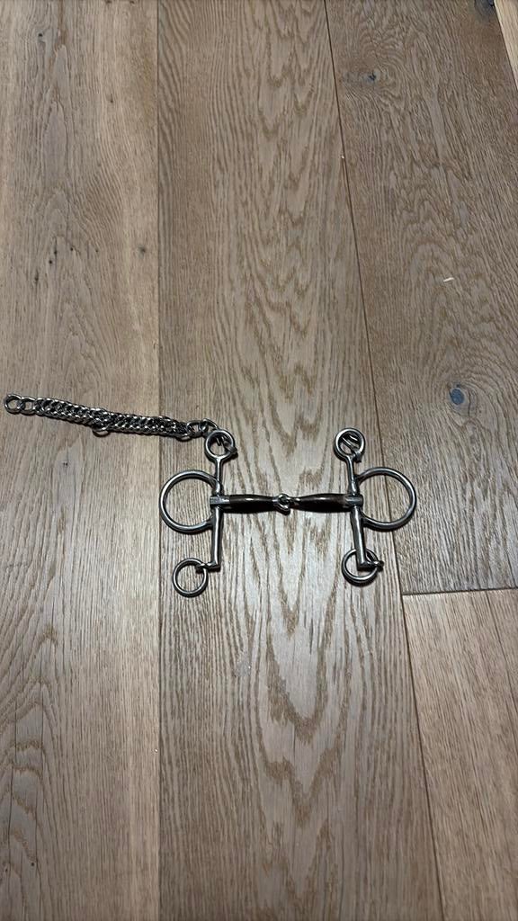 Fager pelham 10,5 cm, Dieren en Toebehoren, Paarden en Pony's | Hoofdstellen en Tuigage, Ophalen of Verzenden, Gebruikt, Overige soorten