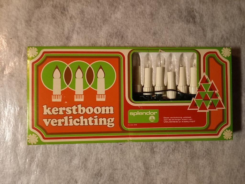 Splendor kaars kerstboomverlichting, Kunststof, Ophalen of Verzenden, Zo goed als nieuw, Kaars