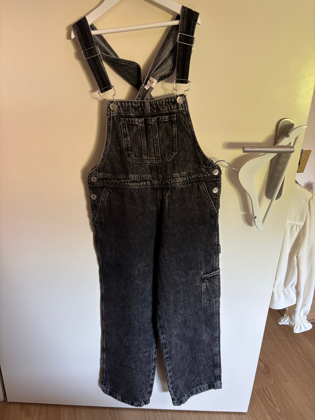 ONLY overall jeans zwart maat 140, Ophalen of Verzenden, Nieuw, Jongen of Meisje, Broek