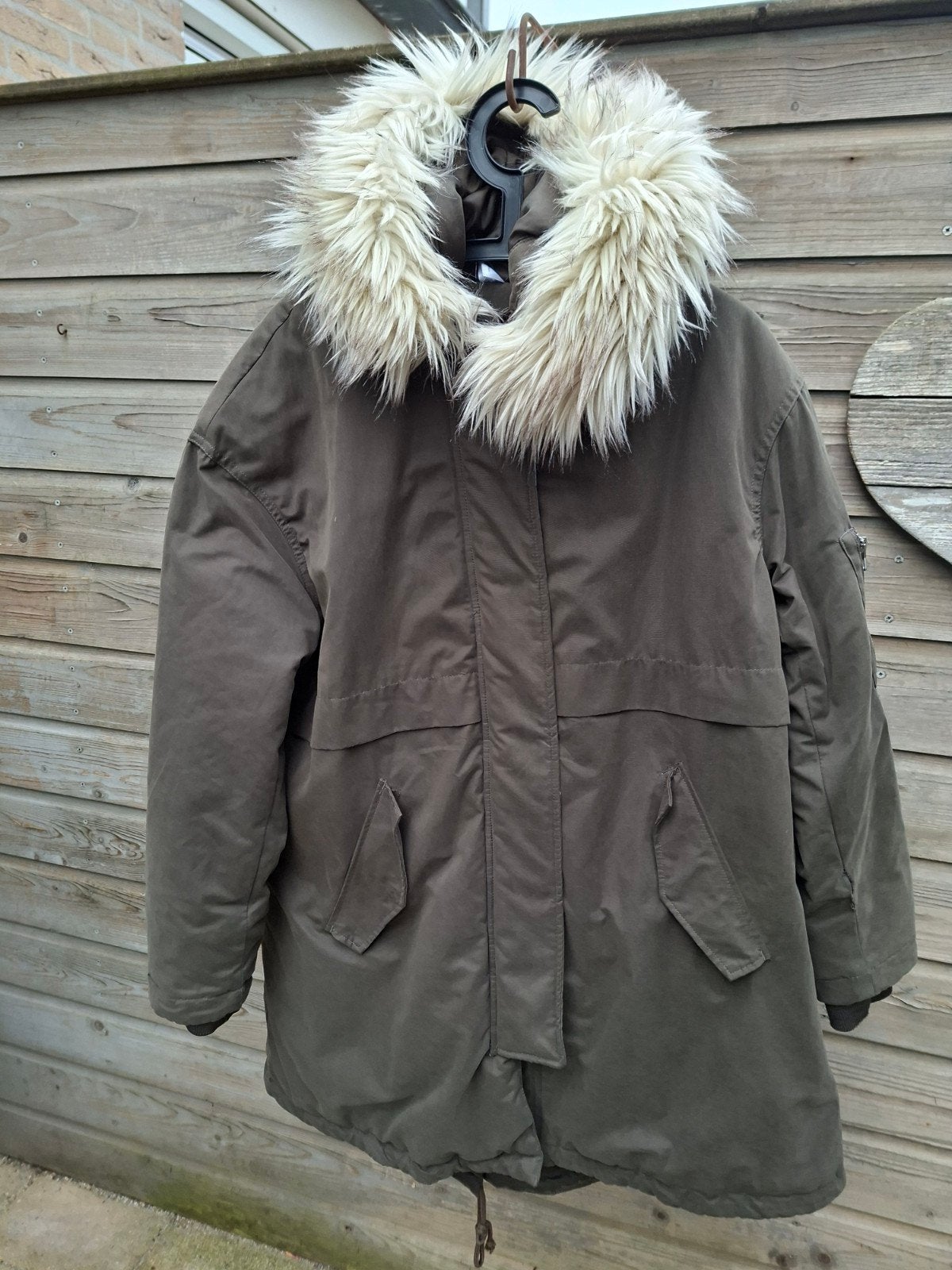 Warme winterjas maat 44, H&M, Maat 42/44 (L), Ophalen of Verzenden, Gedragen