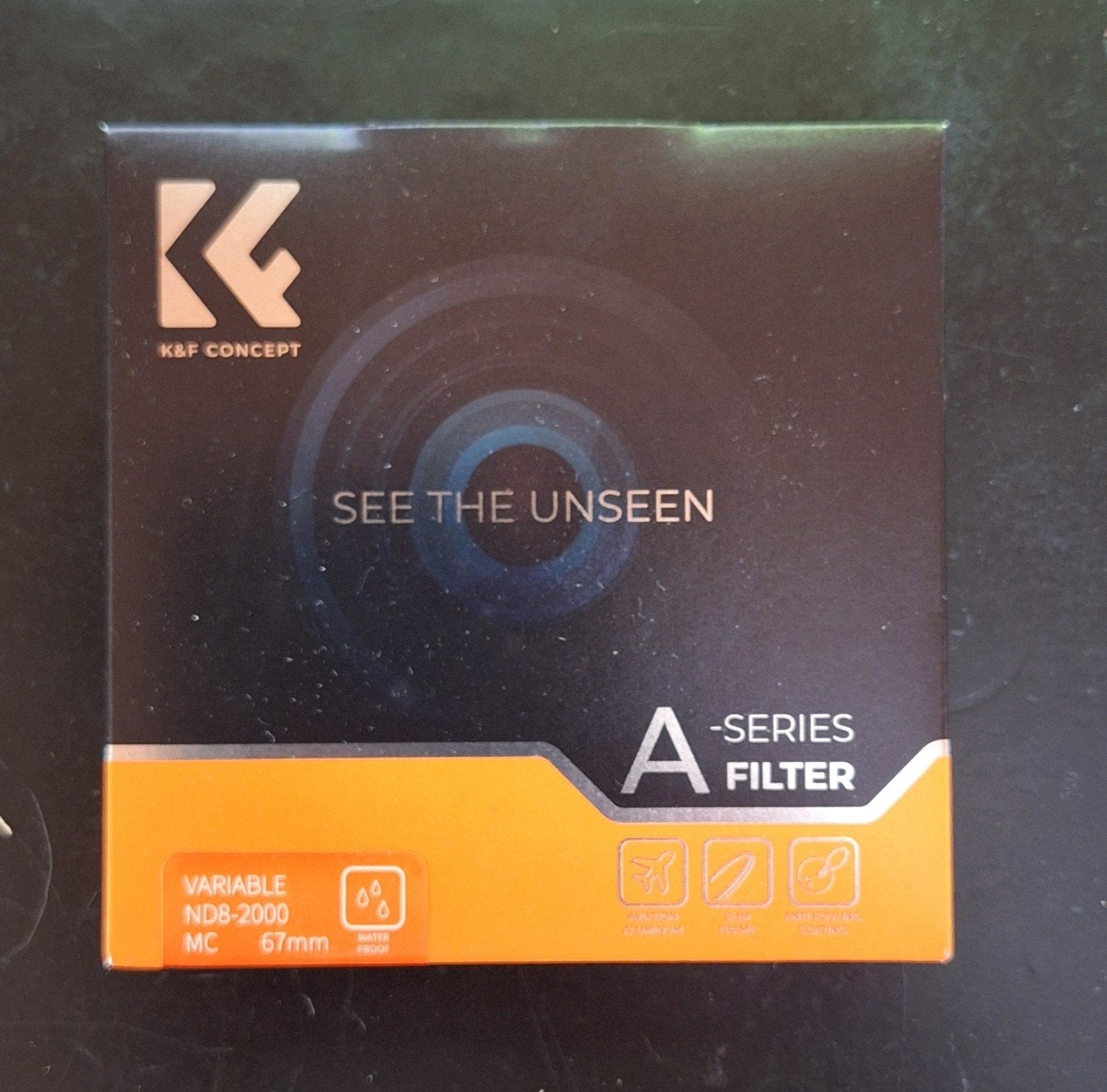 K&F Concept Variabel ND-filter ND8-2000 MC 67mm, Audio, Tv en Foto, Fotografie | Filters, 60 tot 70 mm, K&F Concept, Zo goed als nieuw