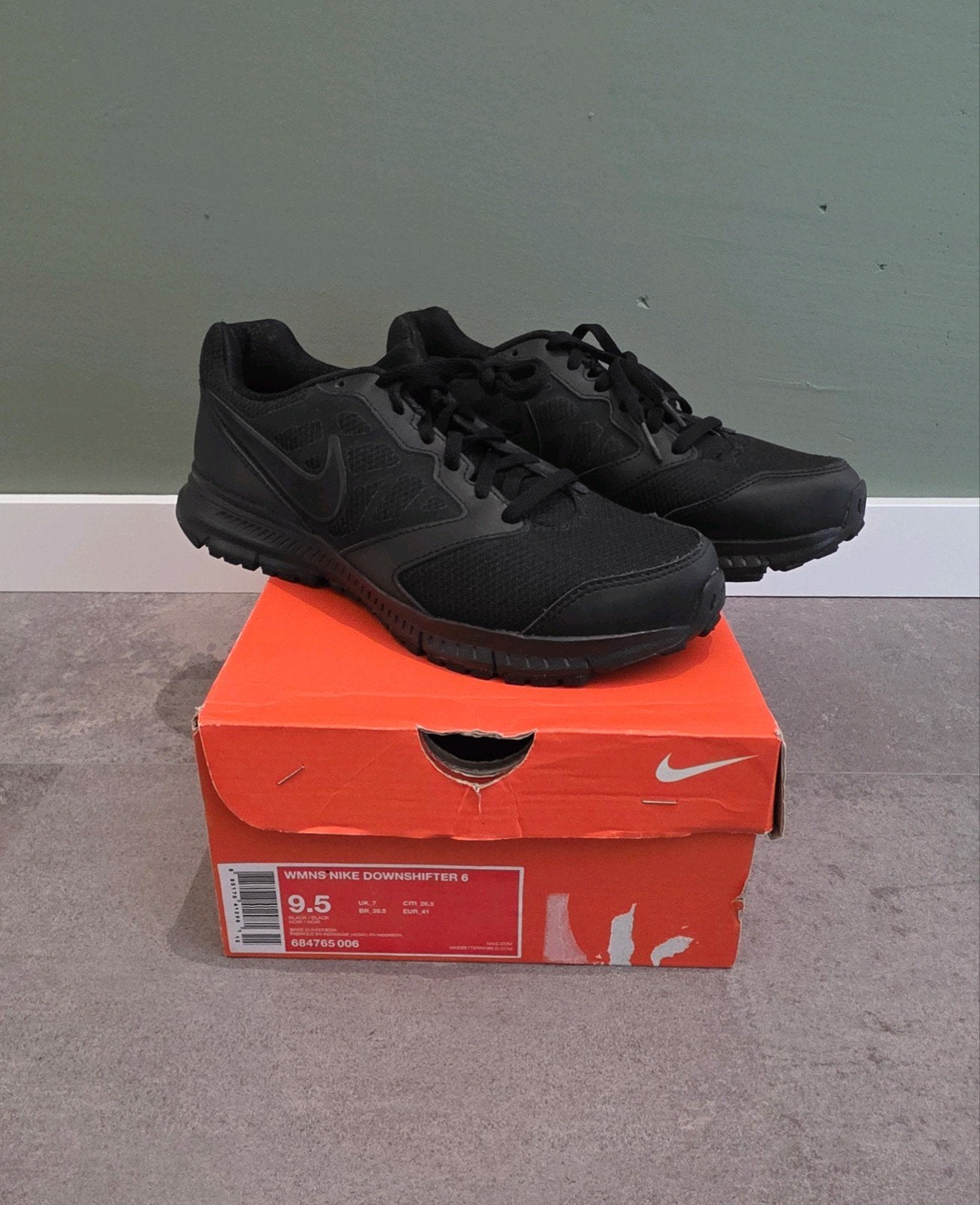 Nike Downshifter 6 schoenen sneakers maat 41 NIEUW, Zwart, Nike, Nieuw, Ophalen of Verzenden