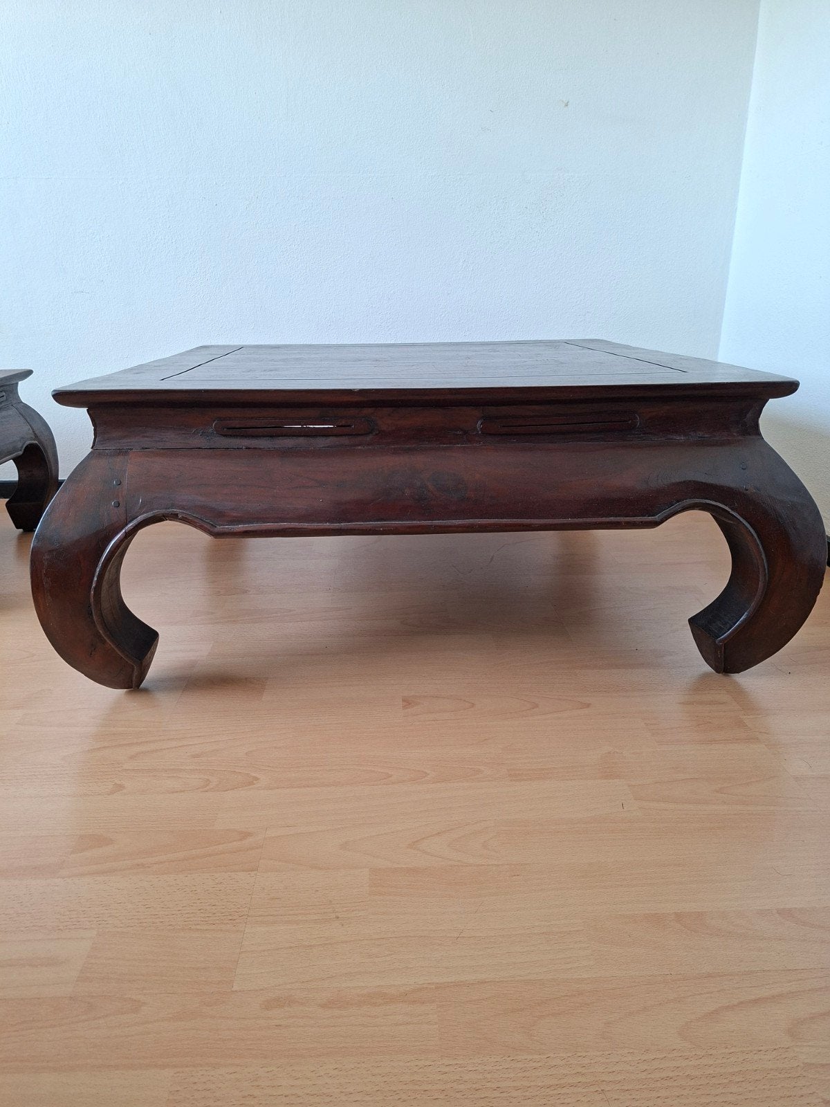 Antieke Chinese salontafel van donker hout, Antiek en Kunst, Antiek | Meubels | Tafels, Ophalen