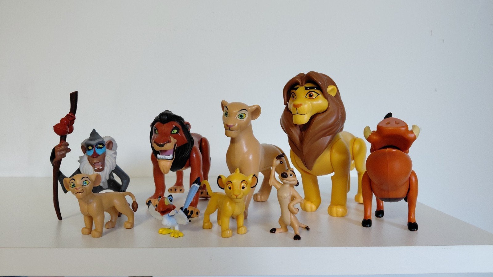 Figuren Lion king, Verzamelen, Ophalen of Verzenden, Leeuwenkoning of Jungle Boek, Zo goed als nieuw, Beeldje of Figuurtje