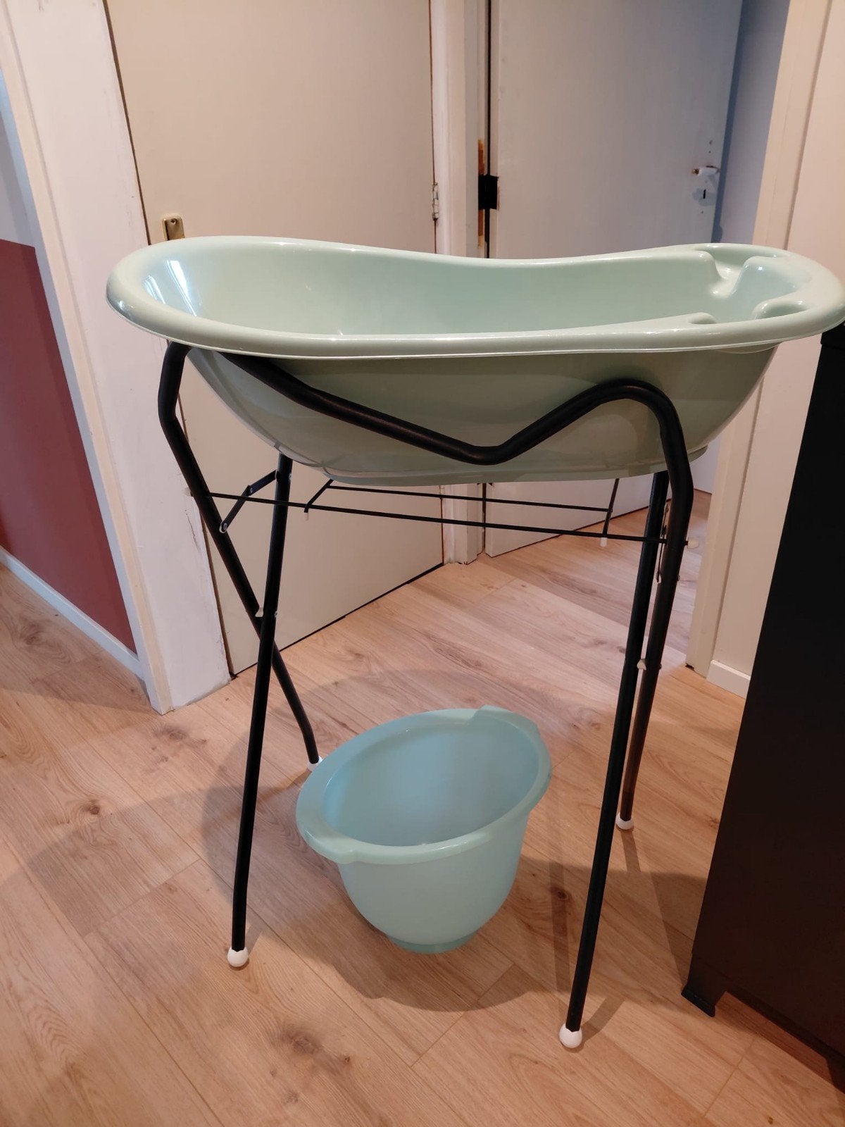 Compleet babybadje met Doomoo comfy bath, Kinderen en Baby's, Ophalen, Zo goed als nieuw, Badje, Standaard