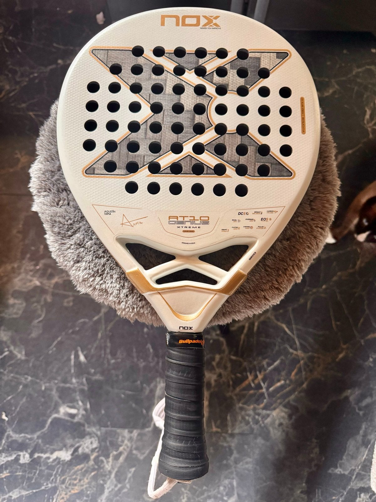 Nox AT10 2026 Genius Xtreme Padelracket - Agustín Tapia 2026, Sport en Fitness, Padel, Ophalen of Verzenden, Zo goed als nieuw