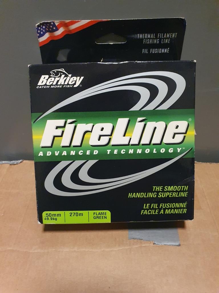 Berkley FireLine Gevlochten Vislijn Geel Nieuw, Watersport en Boten, Ophalen of Verzenden, Nieuw, Vislijn