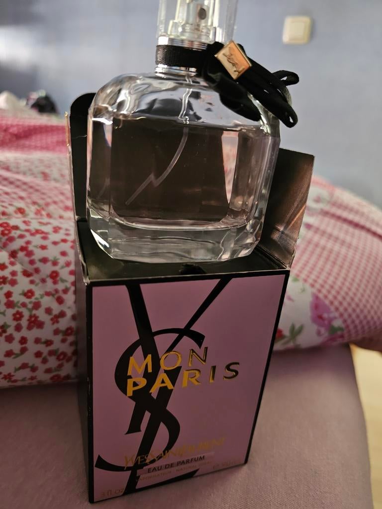 Zgan YSL Mon Paris 90ml Edp Parfum incl.verzenden €29,-, Verzenden, Zo goed als nieuw