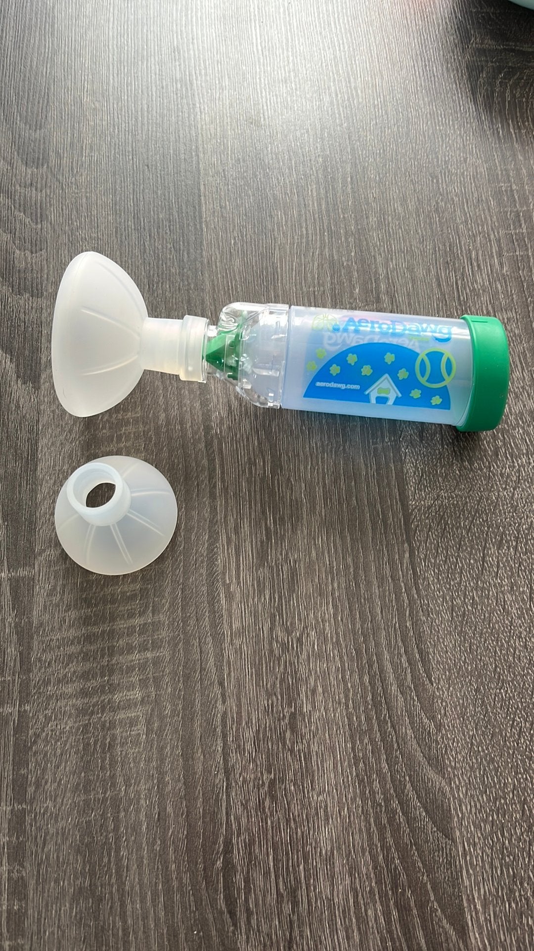 Originele Aerodawg inhalator, Ophalen of Verzenden, Zo goed als nieuw
