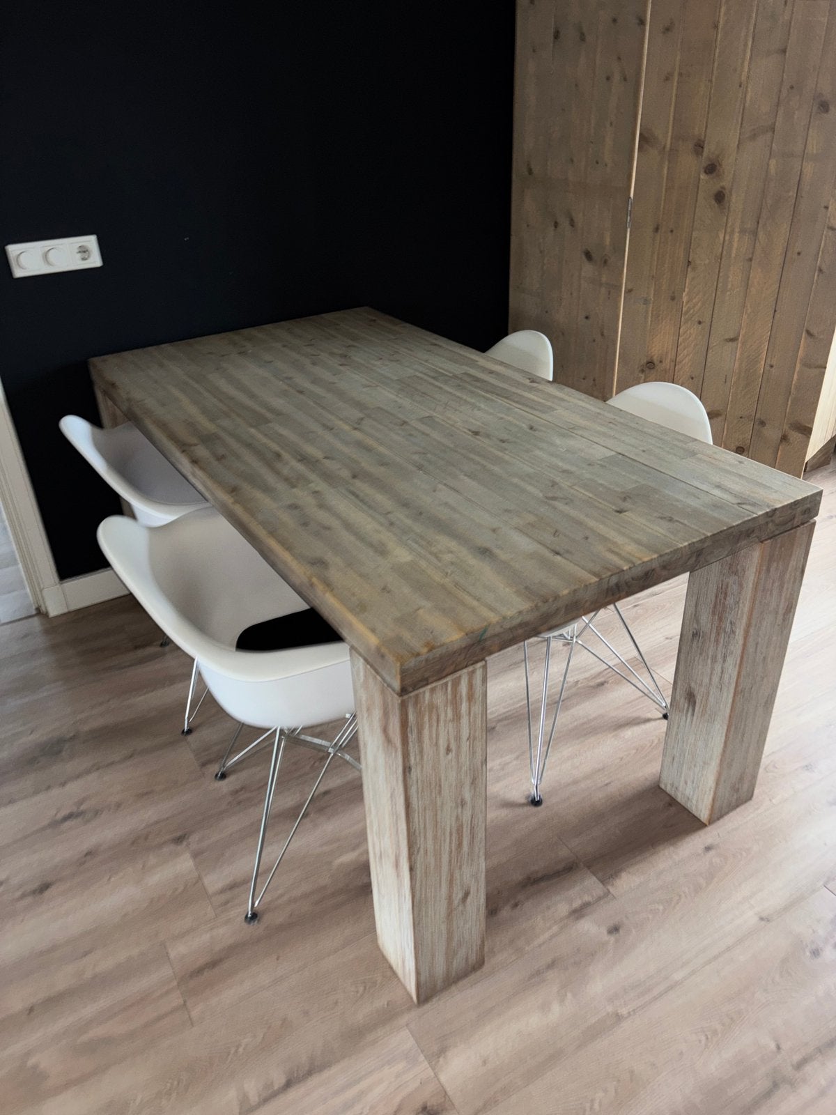 Eetkamertafel, Huis en Inrichting, Ophalen, 50 tot 100 cm, Zo goed als nieuw, 150 tot 200 cm