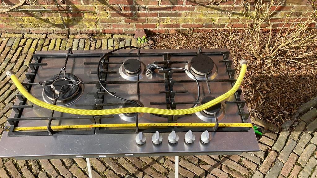 Etna 5 pits gaskookplaat inbouw igs, Ophalen of Verzenden, Zo goed als nieuw, Inbouw, Gas