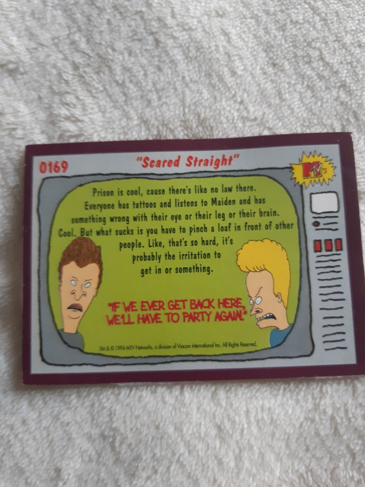 Beavis and Butt-Head Ruilkaarten Collectie (6 stuks), Ophalen of Verzenden