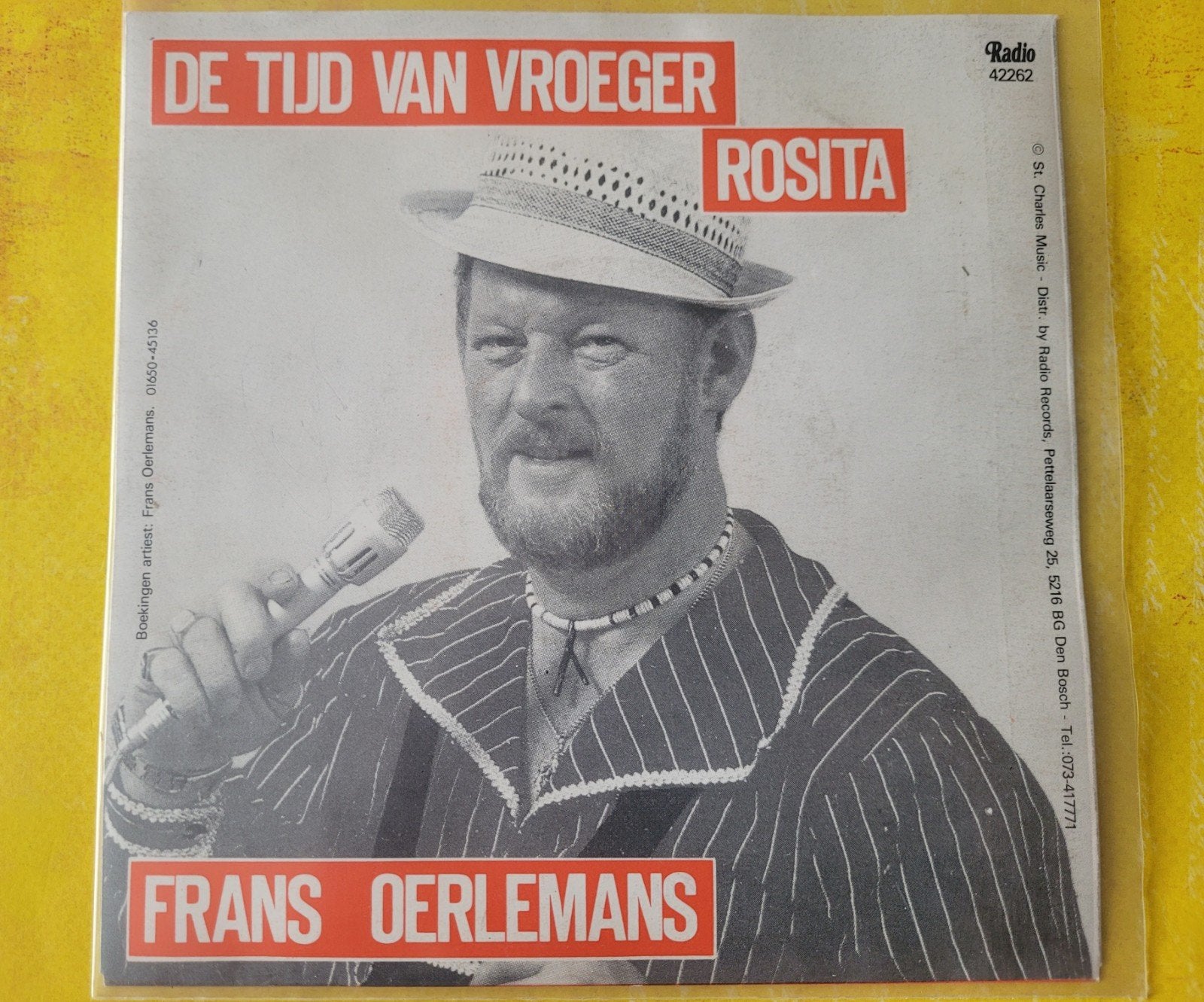 Frans Oerlemans - De tijd van vroeger - Rosita., Ophalen, Zo goed als nieuw, Overige formaten, Levenslied of Smartlap