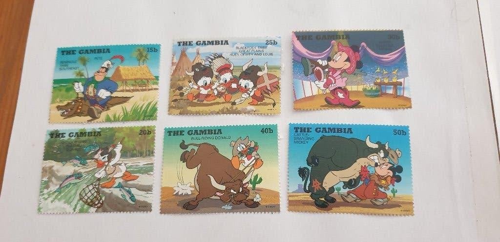 6232 gambia disney fragmenten, Verzenden, Overige landen