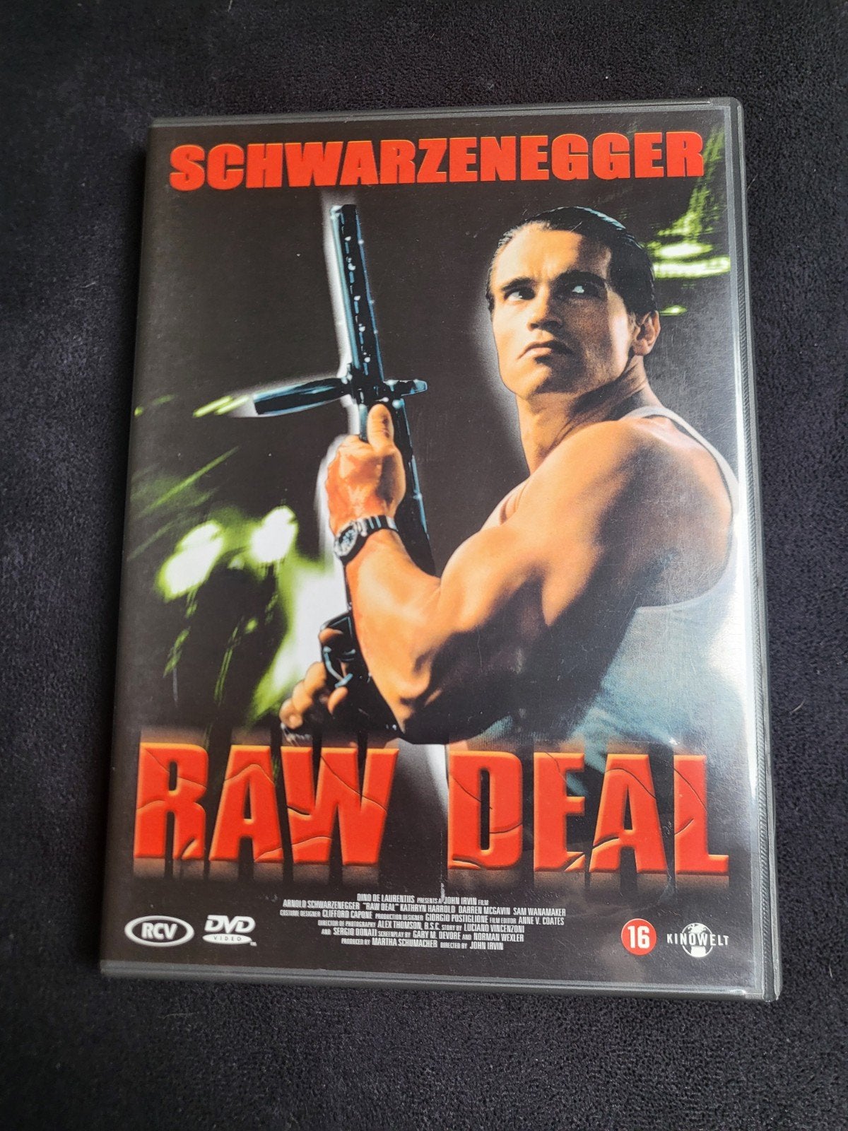 Raw Deal (DVD) - Arnold Schwarzenegger Actieklassieker, Cd's en Dvd's, Gebruikt, Vanaf 16 jaar, Spaans, Actie