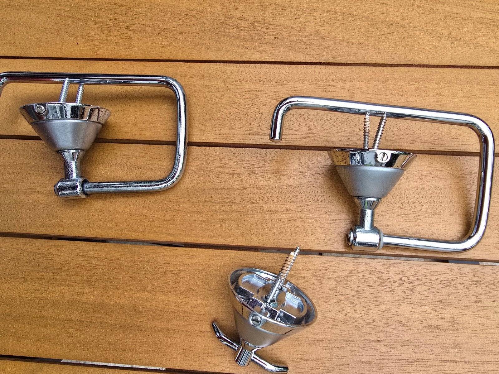 3- delige vintage badkamerset Tiger chroom (2x WC-rolhouder, Huis en Inrichting, Badkamer | Badtextiel en Accessoires, Ophalen of Verzenden