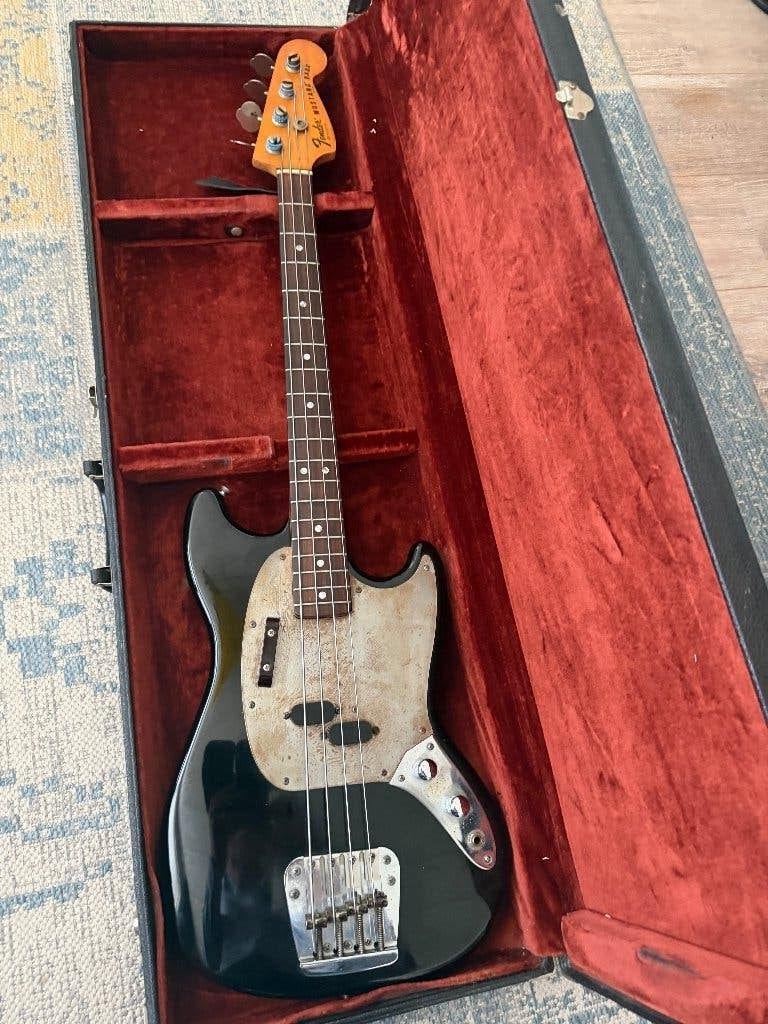 FENDER MUSTANG BAS 1978, Fender Case, Muziek en Instrumenten, Ophalen of Verzenden, Gebruikt, Elektrisch