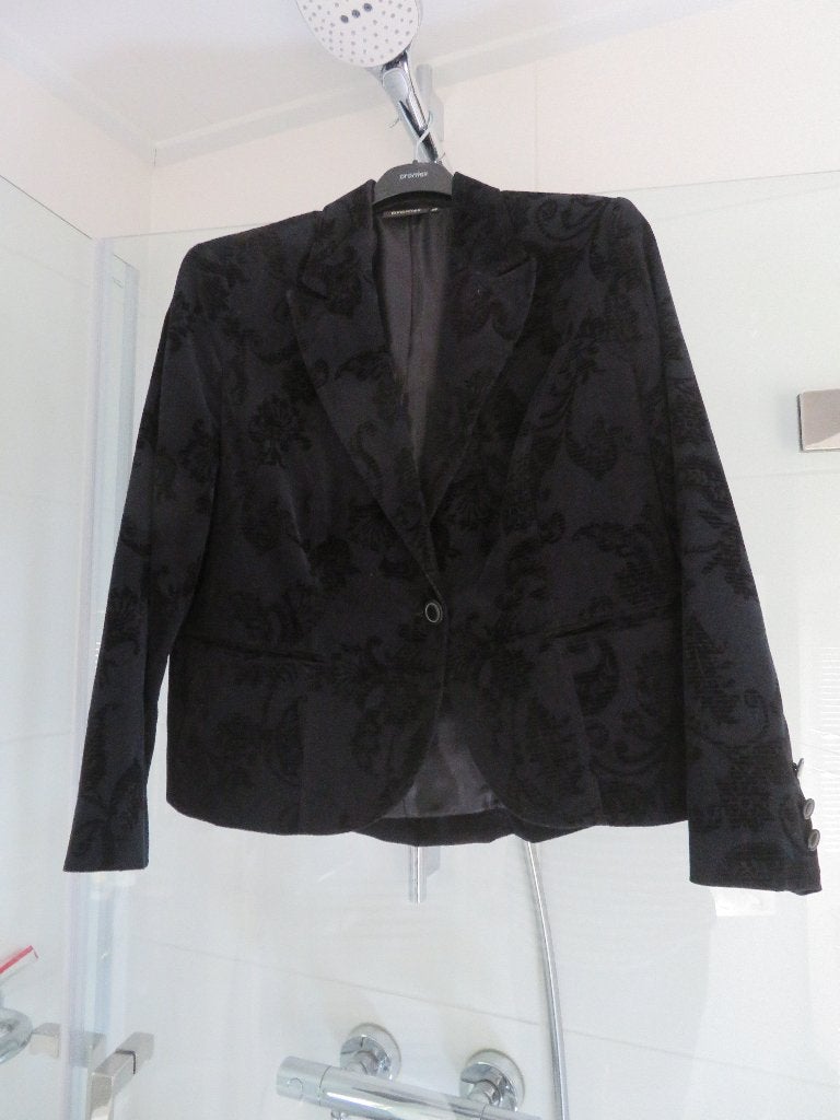 Zwarte blazer, Promiss, Zwart, Maat 46/48 (XL) of groter, Ophalen of Verzenden