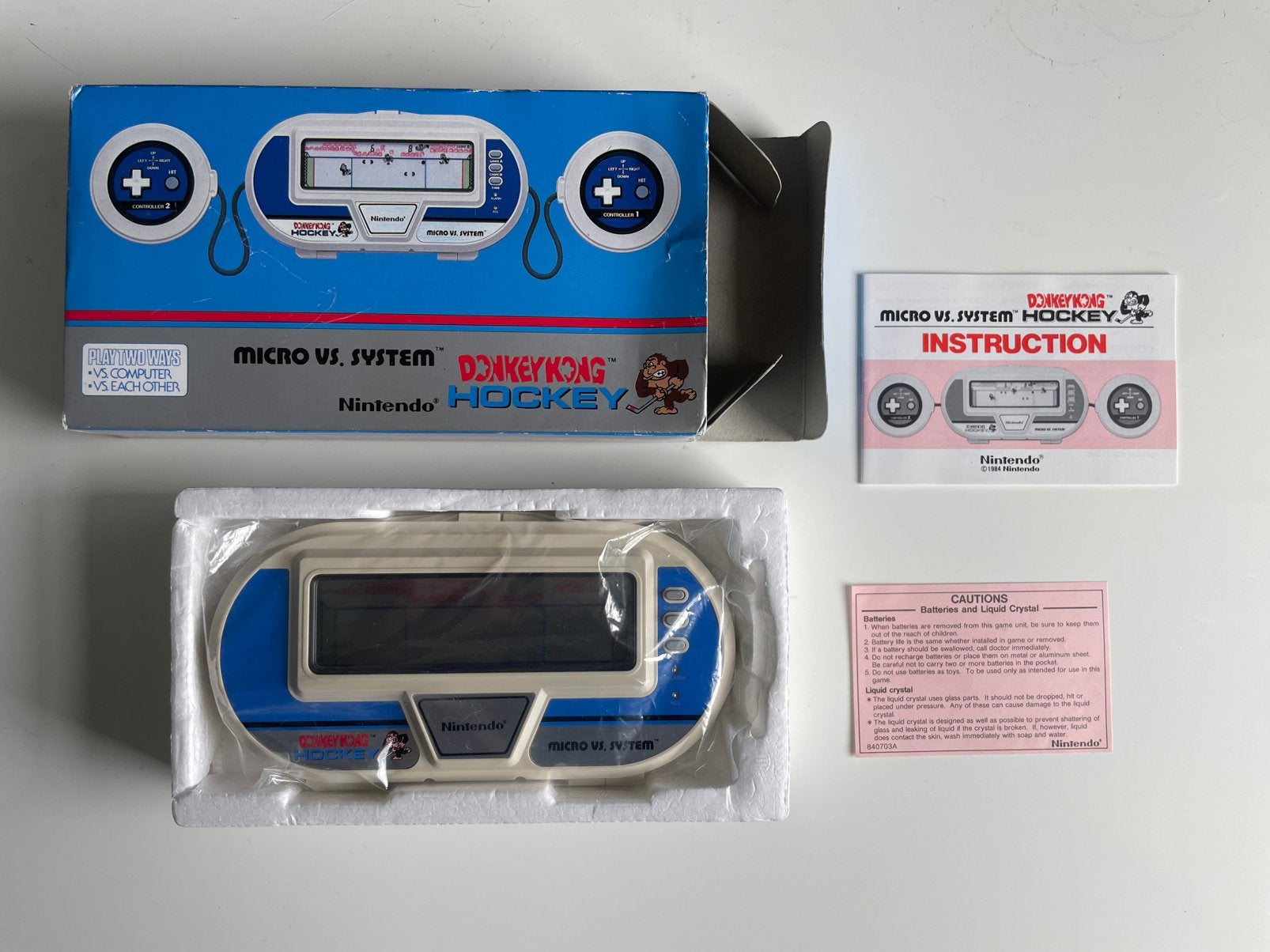 Nintendo Game & Watch Donkey Kong Hockey HK-303, Spelcomputers en Games, Ophalen of Verzenden, Nintendo, Zo goed als nieuw