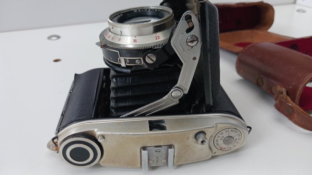 Balda Baldi 29 folding roll film 120 camera, Ophalen of Verzenden, Gebruikt, Compact, Overige Merken