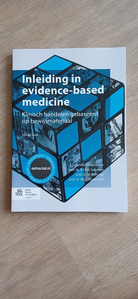 Inleiding in evidence-based medicine. Scholten e.a., Boeken, Studieboeken en Cursussen, Ophalen of Verzenden, Beta, Nieuw, WO