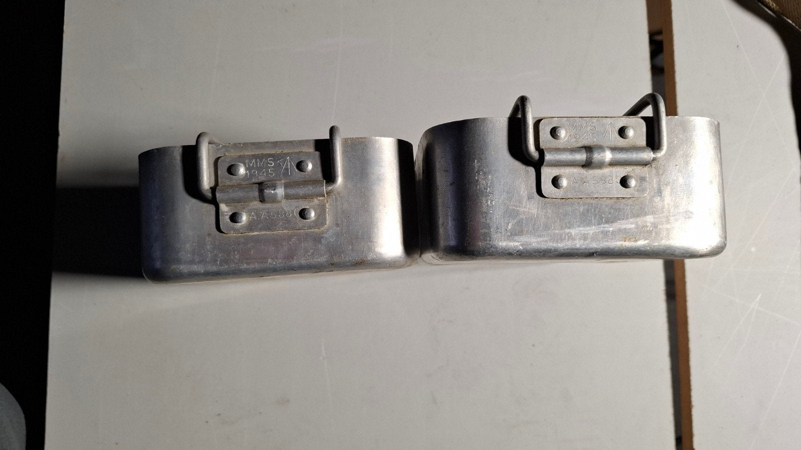 Aluminium ww2 british mess tin 1945, Verzamelen, Ophalen of Verzenden, Engeland
