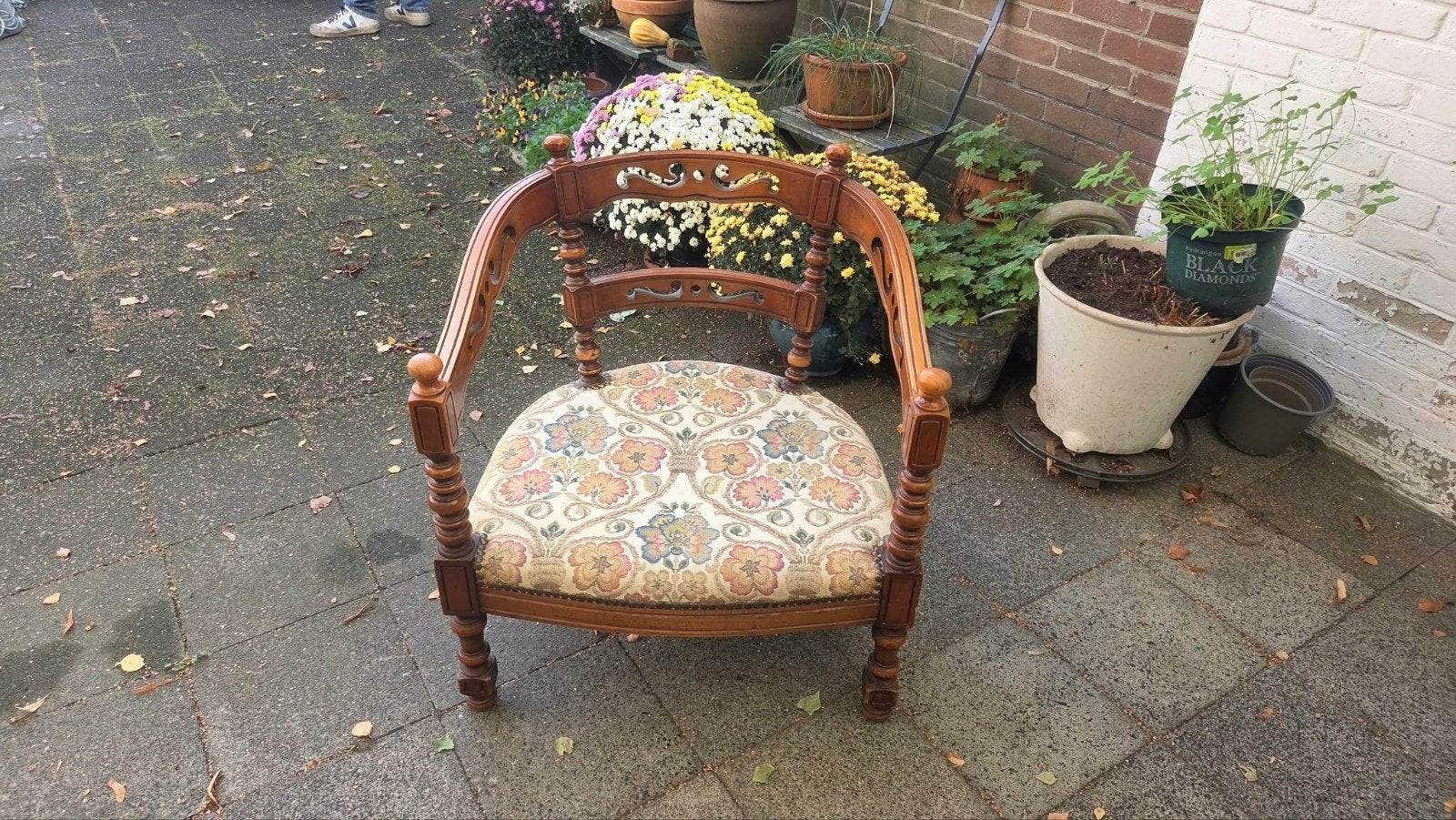 stoeltje, Ophalen, Eén