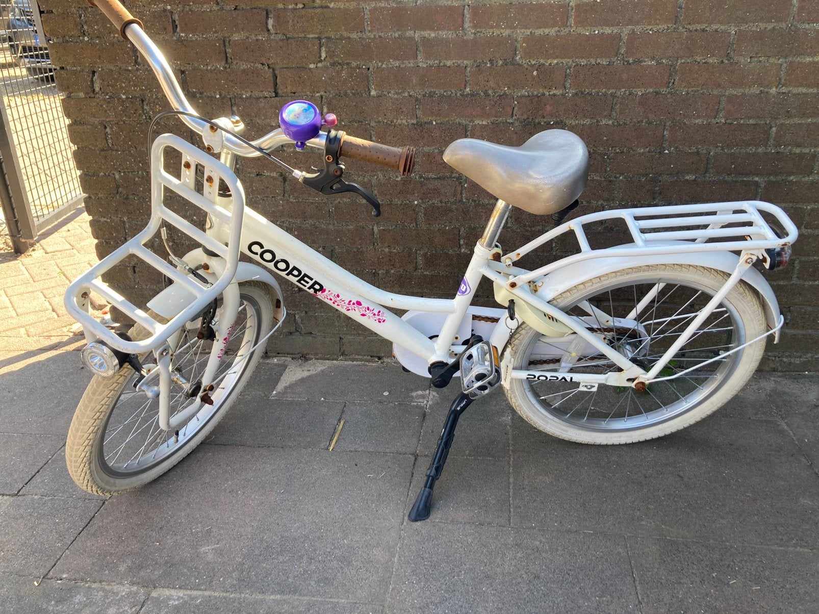 Meisjes fiets 20 inch, Ophalen, Terugtraprem, Gebruikt, Handrem
