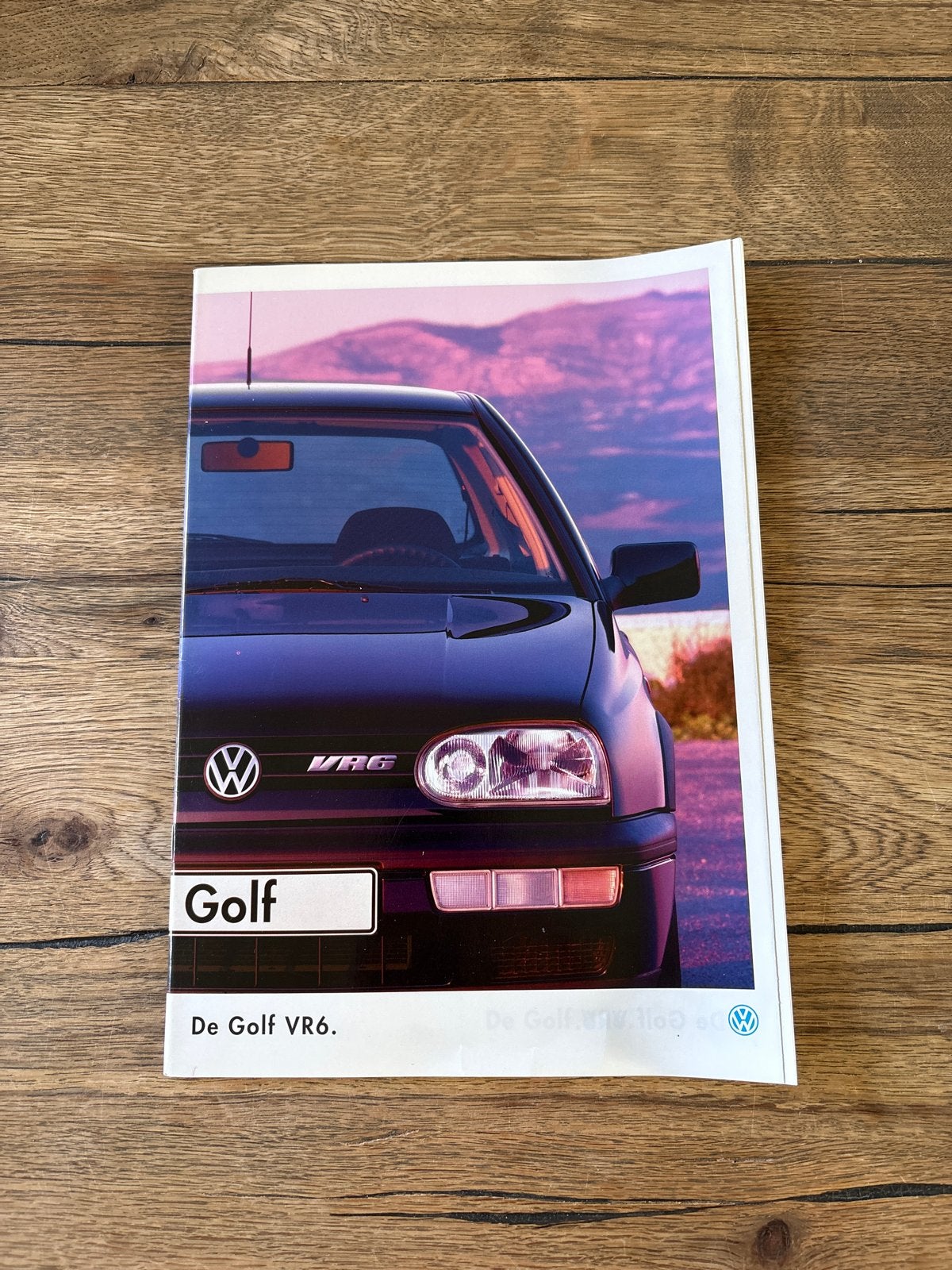 Volkswagen Golf VR6 Brochure - Origineel, Ophalen of Verzenden, Zo goed als nieuw, Volkswagen