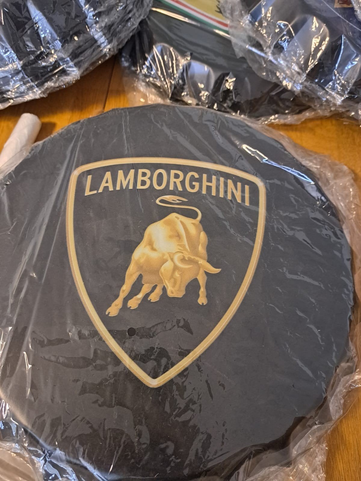 lamborghini reclame dop, Ophalen, Nieuw, Reclamebord