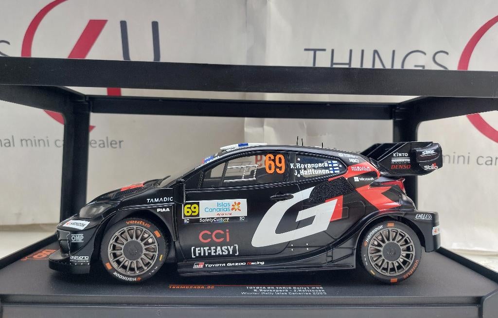 Ixo 1:18 Toyota GR Yaris Rally 1 winnaar Islas Canarias, Ophalen of Verzenden, Nieuw, Auto, Overige merken